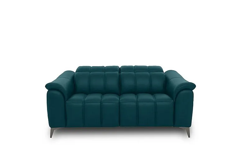 Angelo Leather 2 Seater Sofa - Midnight Jade