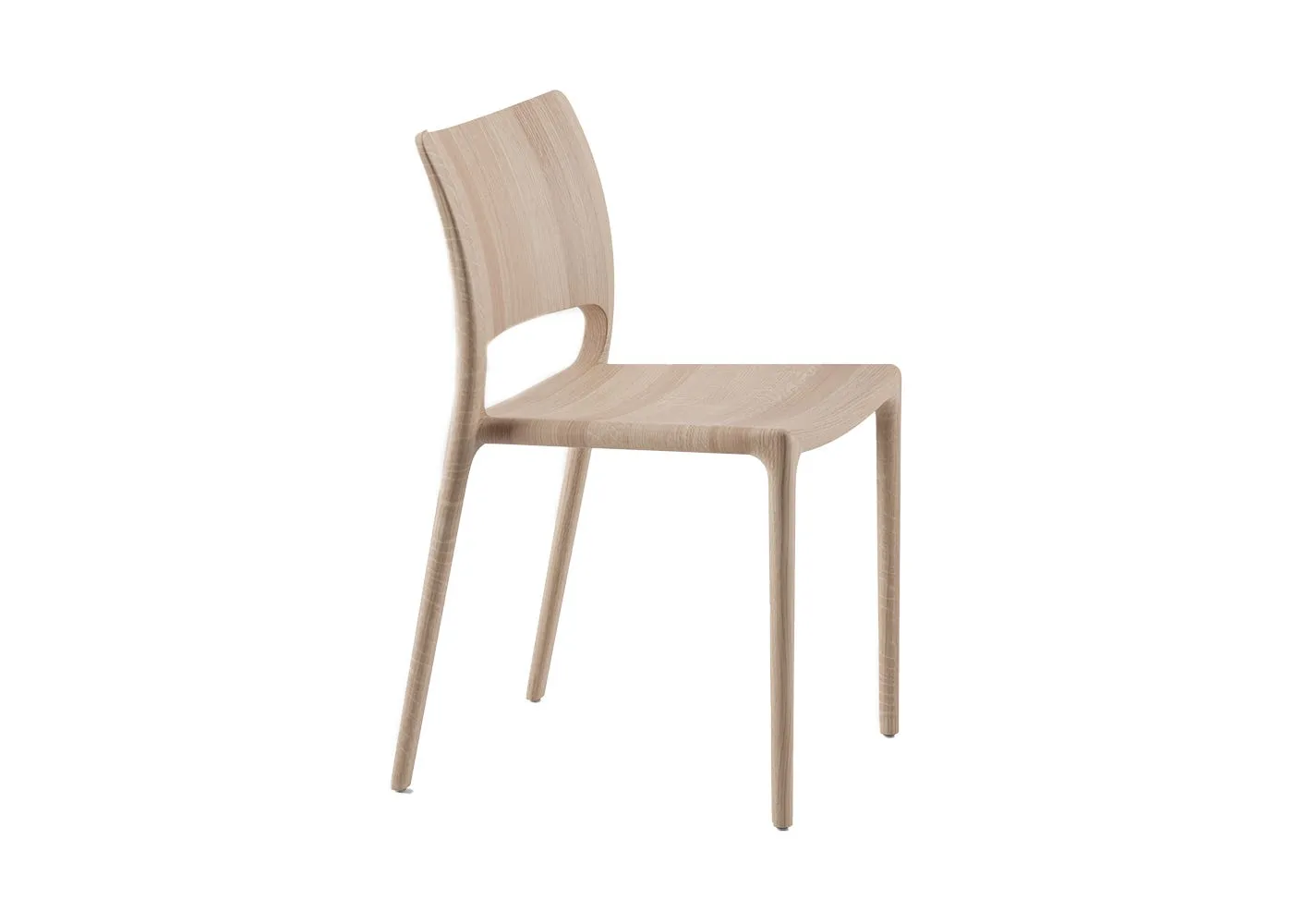 Artisan Latus Dining Chair Oak White Oil Wooden Seat 1