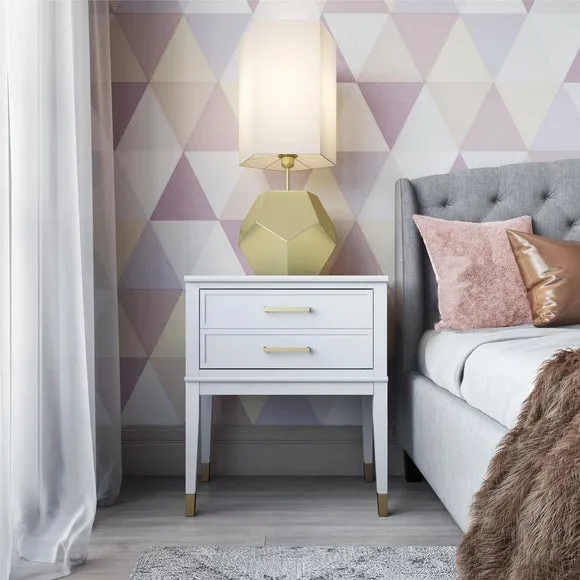 Cosmo Living Westerleigh 1 Drawer Bedside Table 1