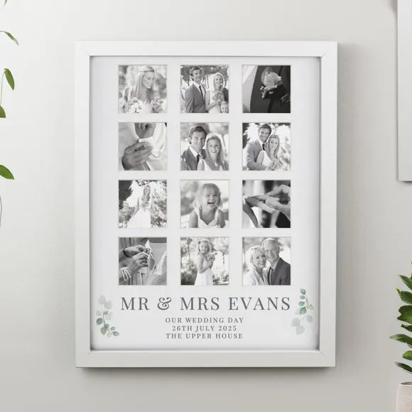 Personalised Wedding Multi Photo Frame