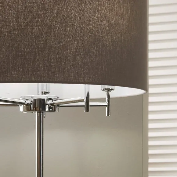Plaza 5 Light Silver Metal Floor Lamp 2
