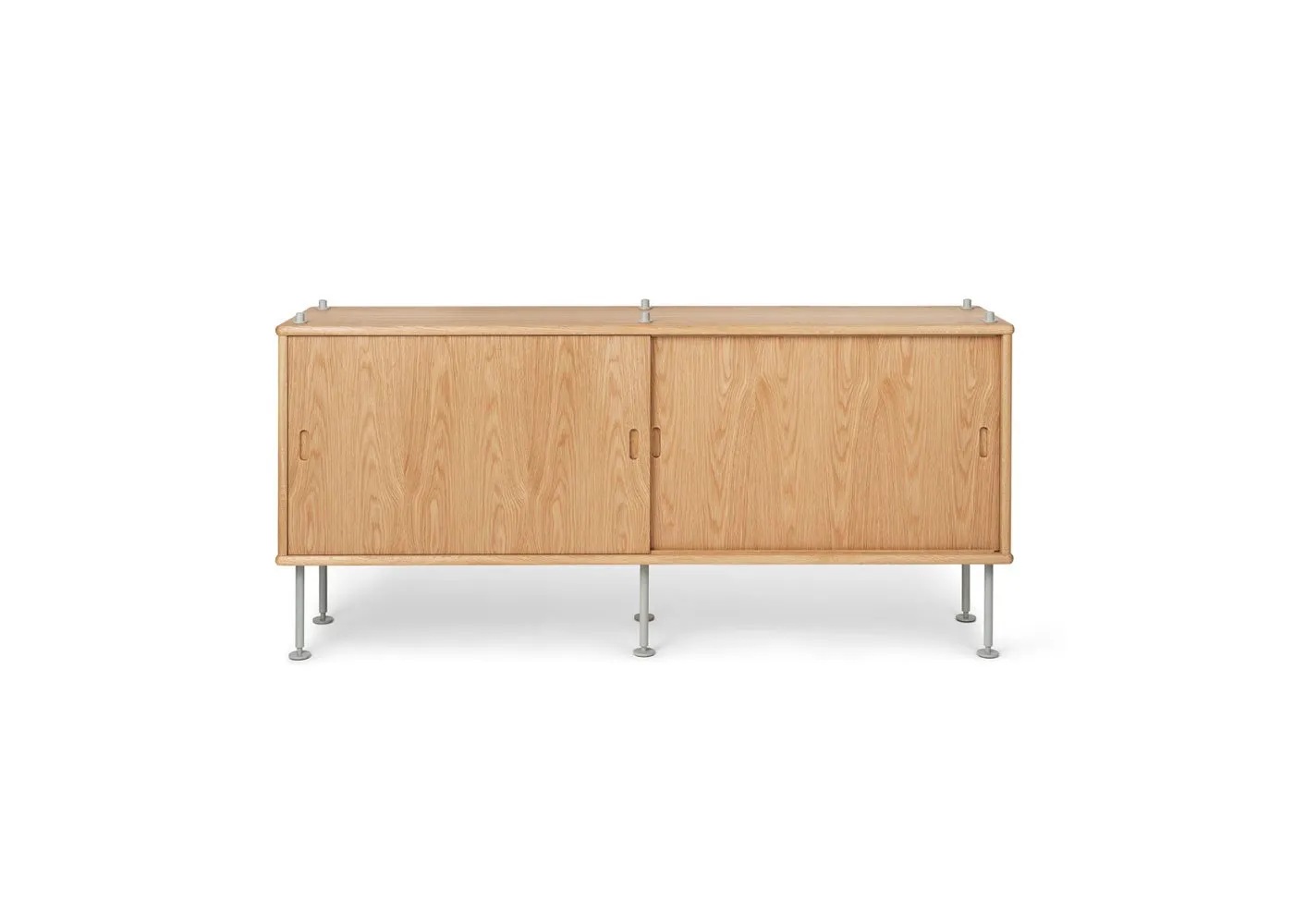 Carl Hansen & Son BM0253 SHELVING CABINET Oiled Oak Oak Door Grey Legs 150x69cm 1