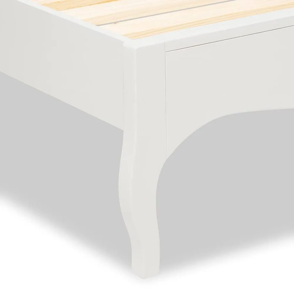 Statement Furniture Romance French Style 4ft6 Double Bed Frame in Light Grey 4