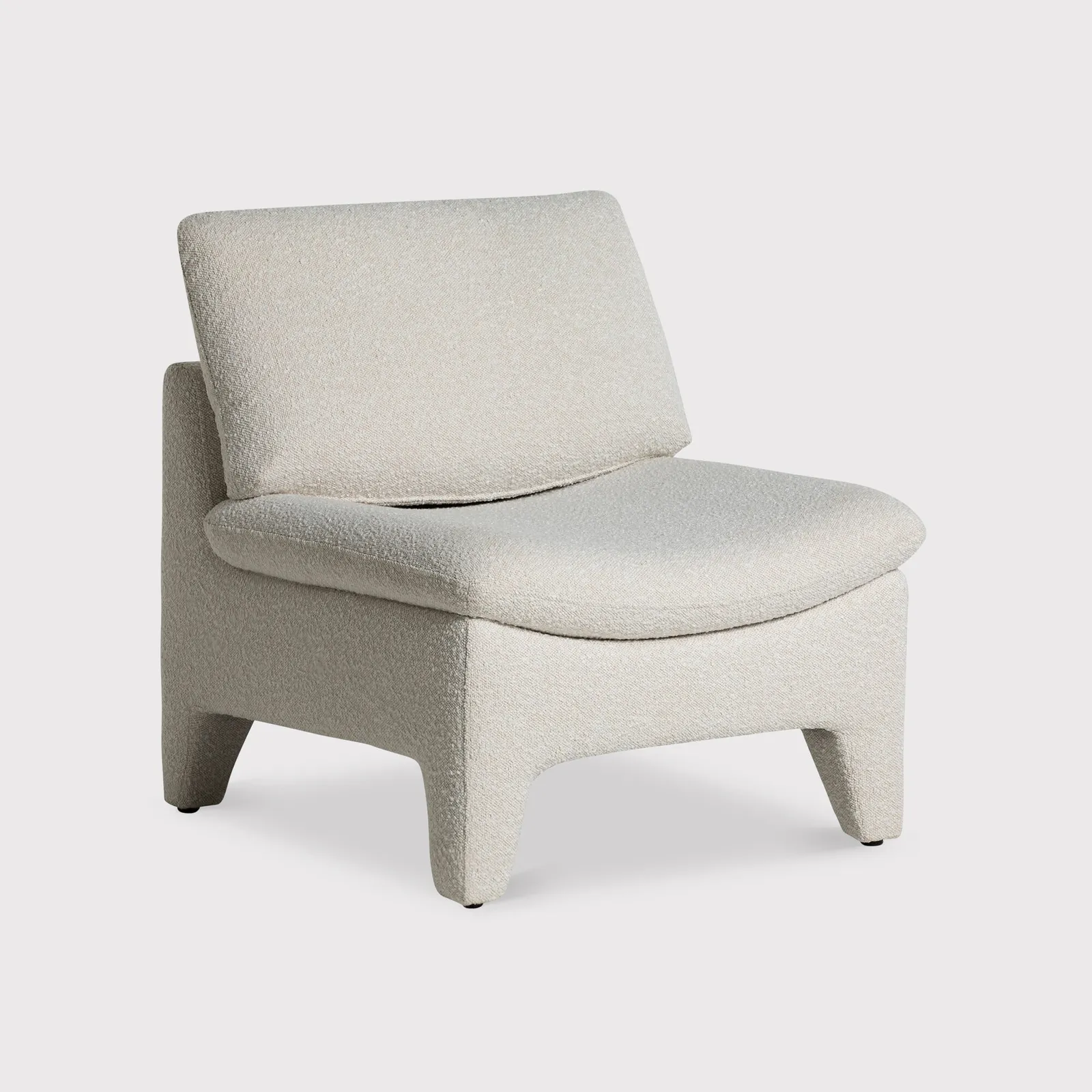 Foley Armchair, White Fabric | Barker & Stonehouse