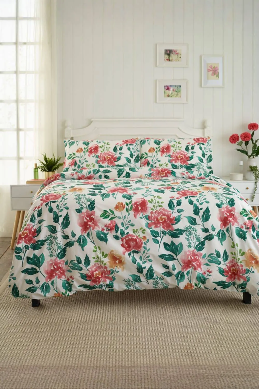 Deyongs Wild Peony Cotton Printed Duvet Set