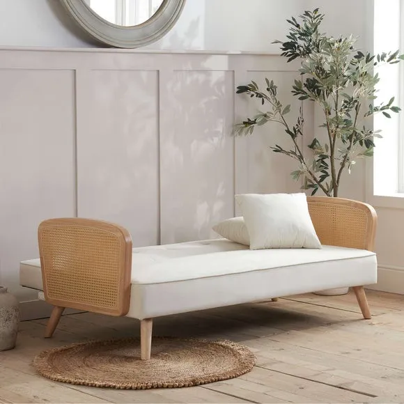 Mila Rattan Sofa Bed 2