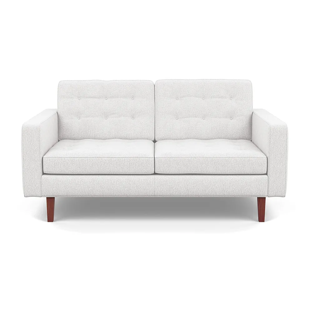 Heal's Hepburn 2 Seater Loop Boucle Polar Walnut 1
