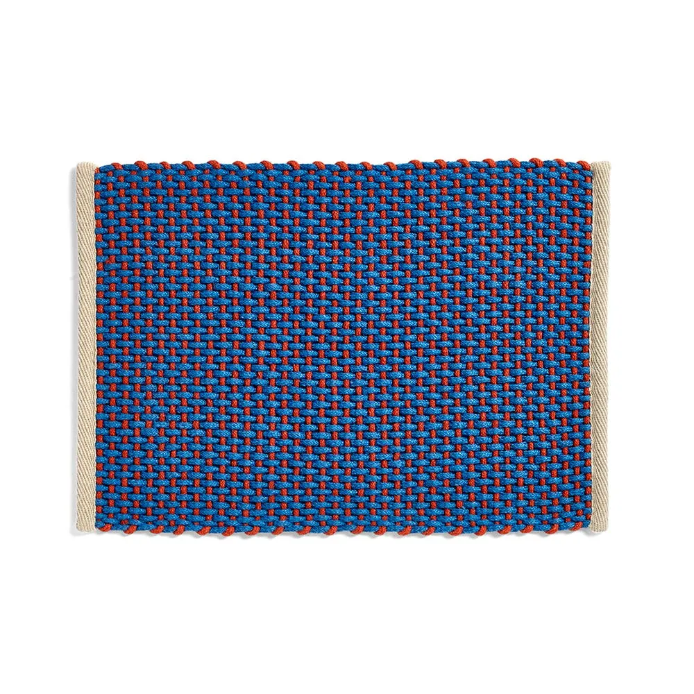 HAY Door Mat Blue 70 x 50cm 2