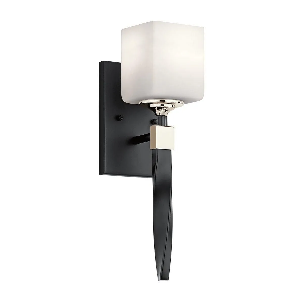 Netlighting Kichler Marette Wall Lamp with Shade Black IP44