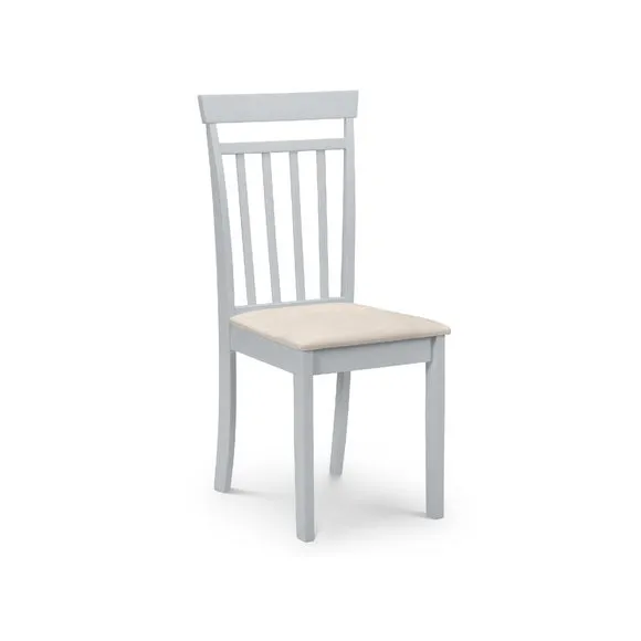 Taku 4 Seater Rectangular Dining Table with 4 Coast Chairs, Grey 3