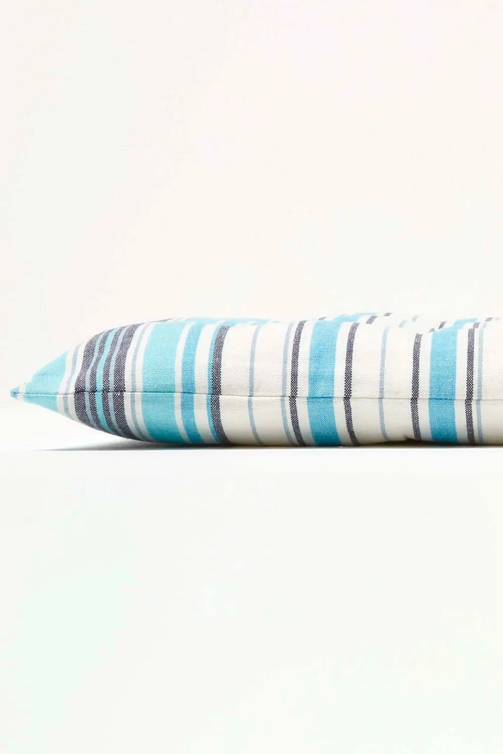 Homescapes Garden Bench Cushion Luxury 2 Seater Cotton Blue Striped Indoor Outdoor Pad 5
