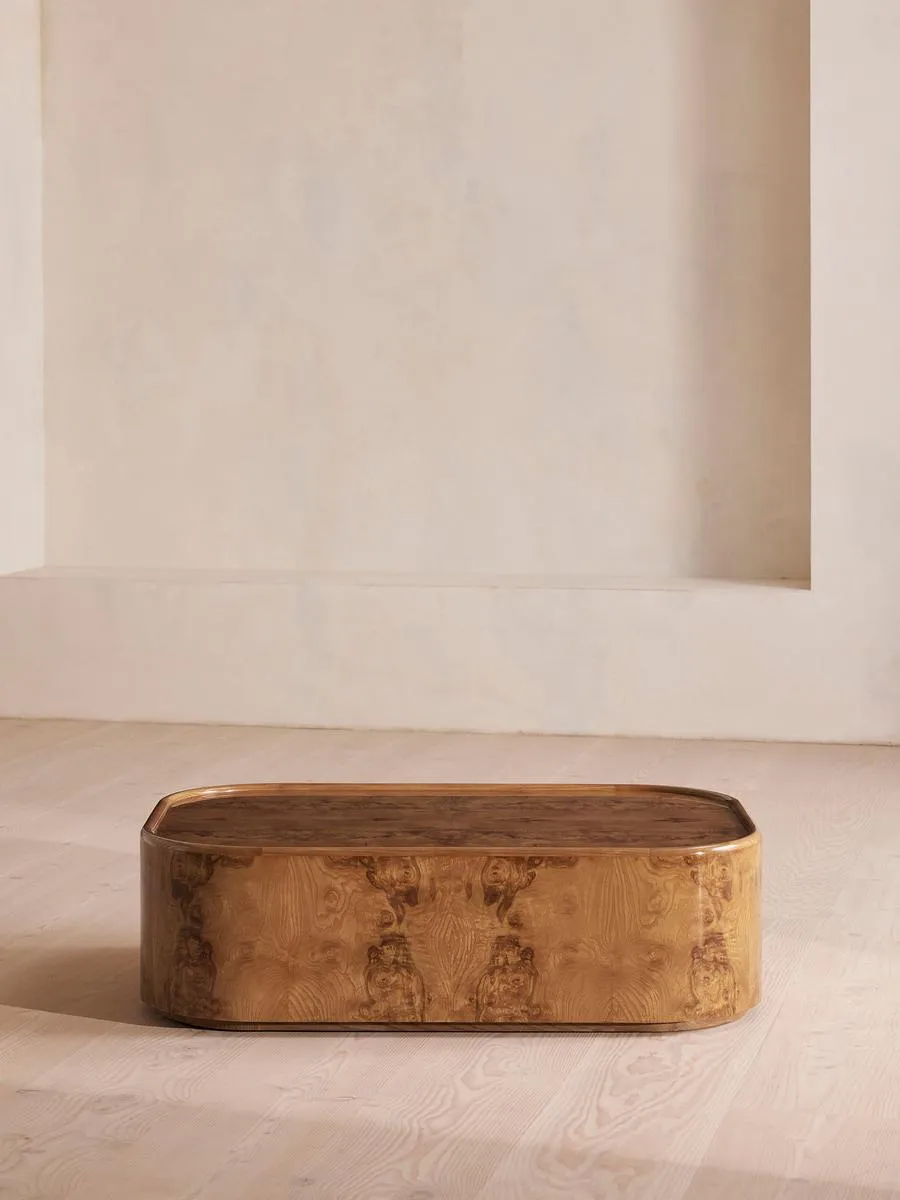Dawson Coffee Table, Olive Ash Burl