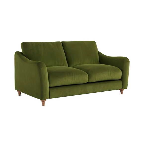 Hattie Matte Plush Velvet 2 Seater Sofa 6