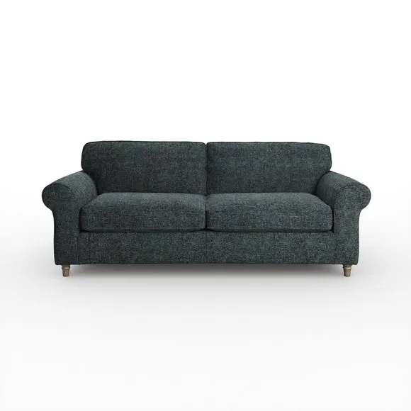 Flori Chunky Chenille 4 Seater Sofa 6