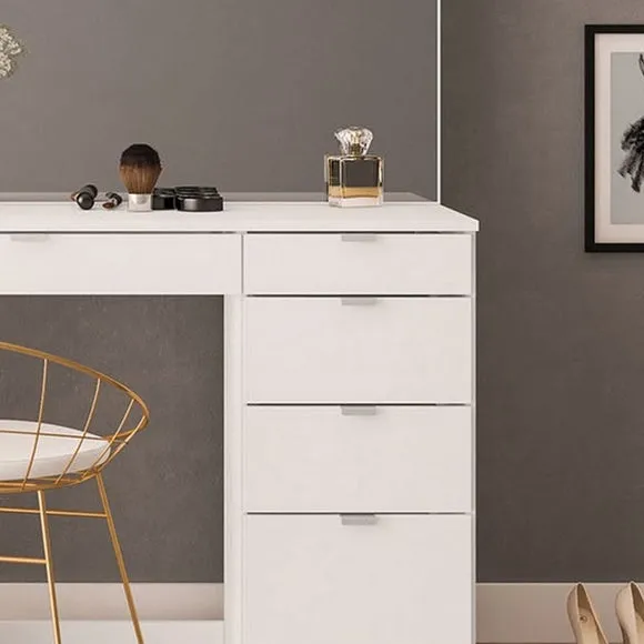 Demi 5 Drawer Dressing Table with Mirror 2