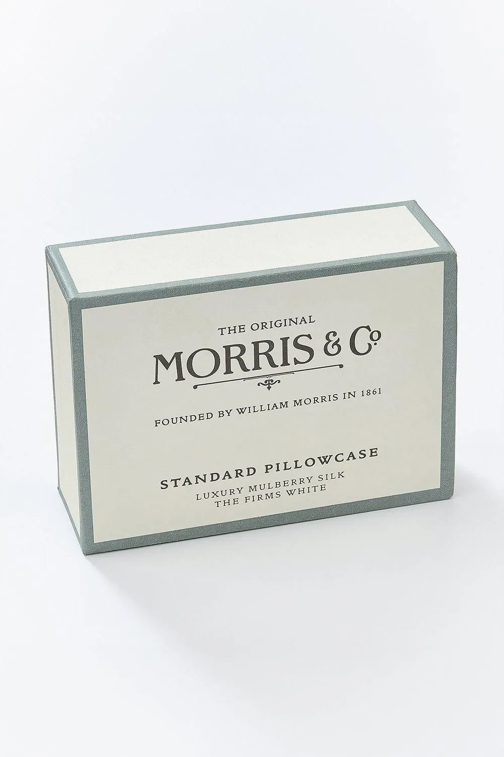 Morris & Co Silk' Standard Pillowcase in Ivory 3