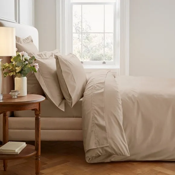 Dorma Crisp & Fresh 400 Thread Count Egyptian Cotton Percale Flat Sheet 2