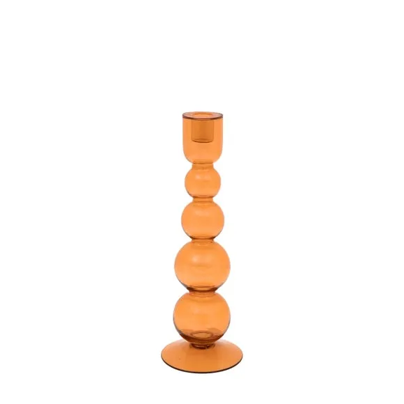 Villena Glass Taper Candlestick Holder 6