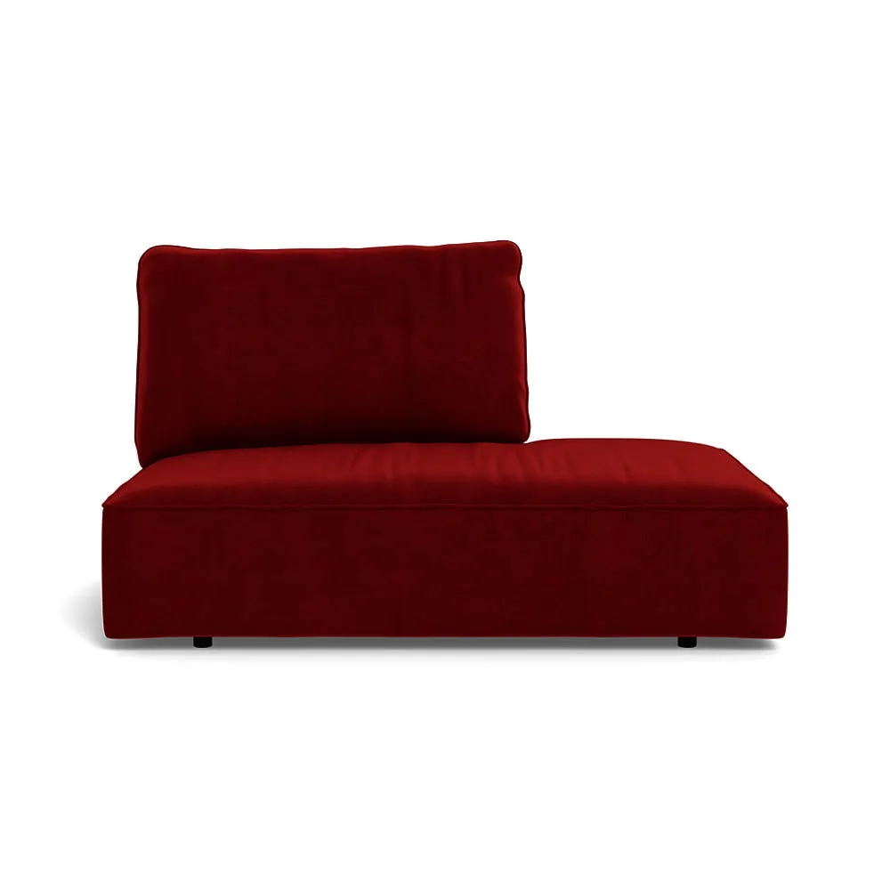 Heal's Morven Right Hand Facing Open End Unit Smart Luxe Velvet Mulberry