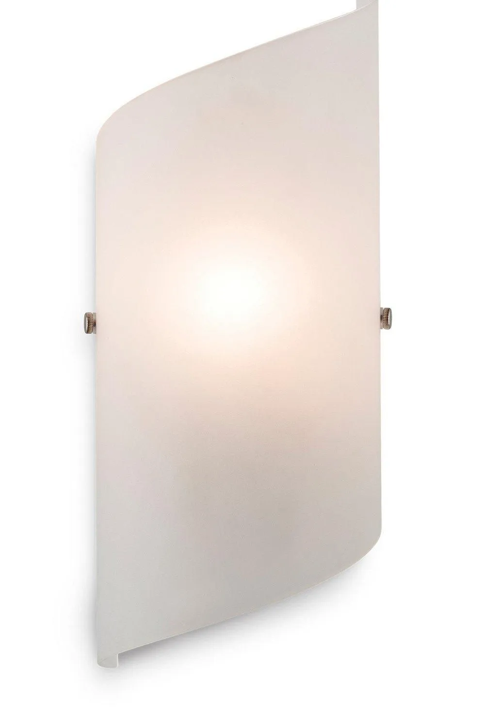 Netlighting Torino 1 Light Glass Indoor Wall Light Frosted Glass E14 in Clear
