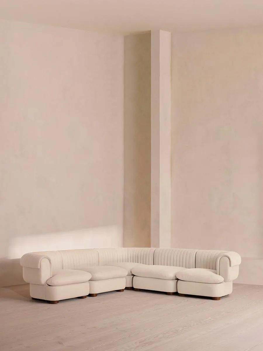 Rava Modular Sofa, Corner Sofa, Linen, Bisque