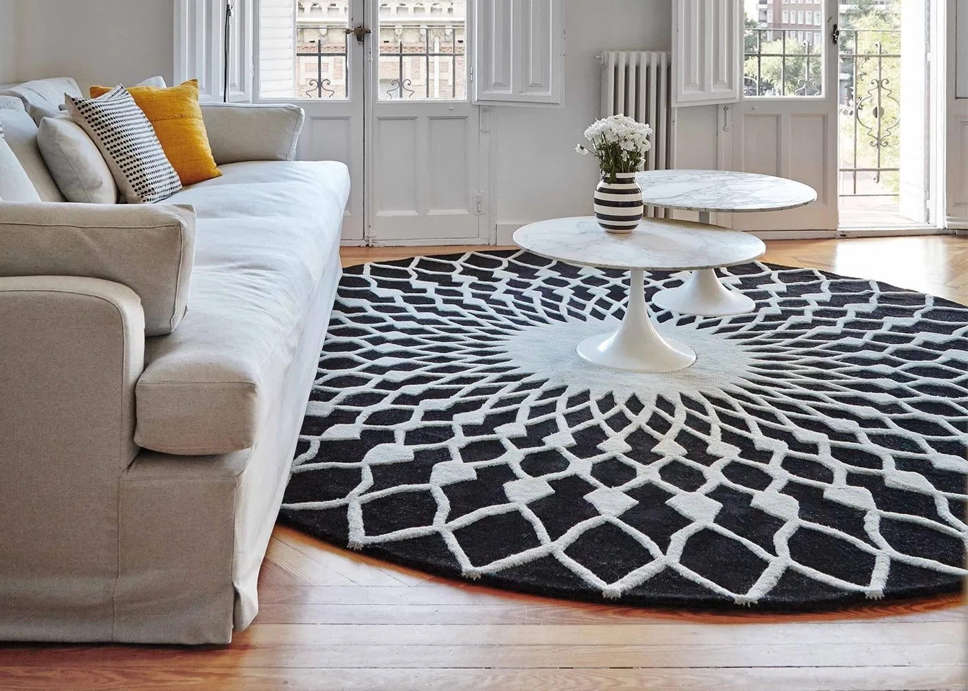 Gandia Blasco Trama Round Rug