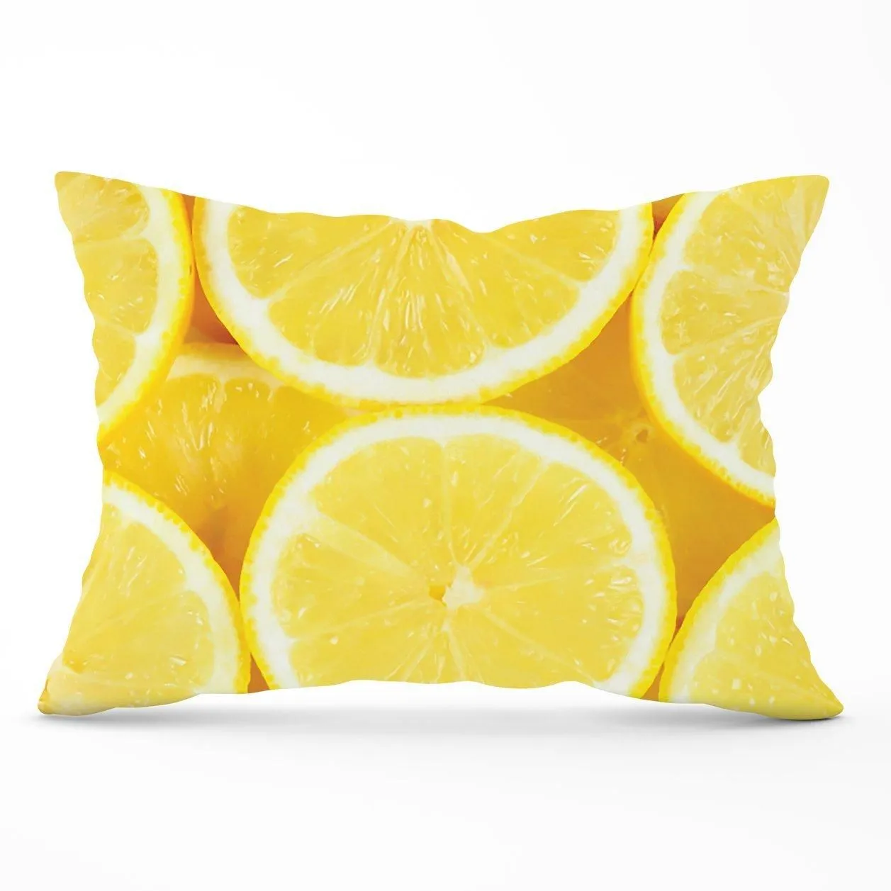 Warren Reed - Designer Vibrant Lemons Cushions in Yellow