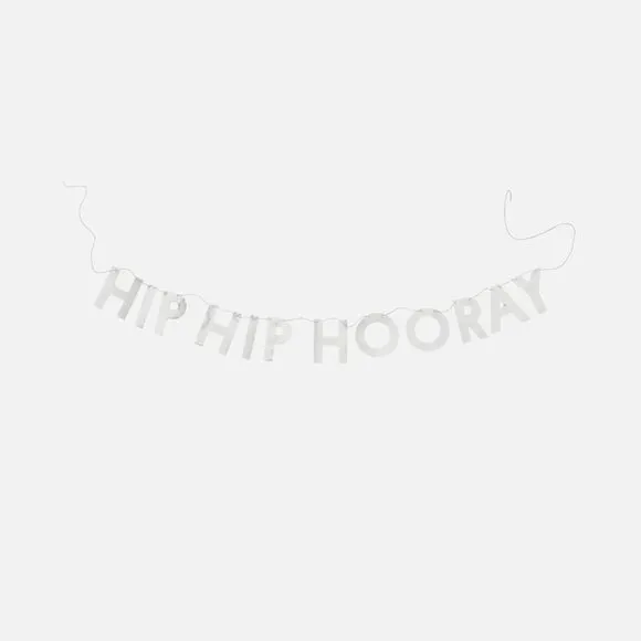 Hip Hip Hooray Paper Bunting 3
