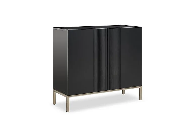 Delta 2 Door Sideboard with Smart LED Lighting - Black