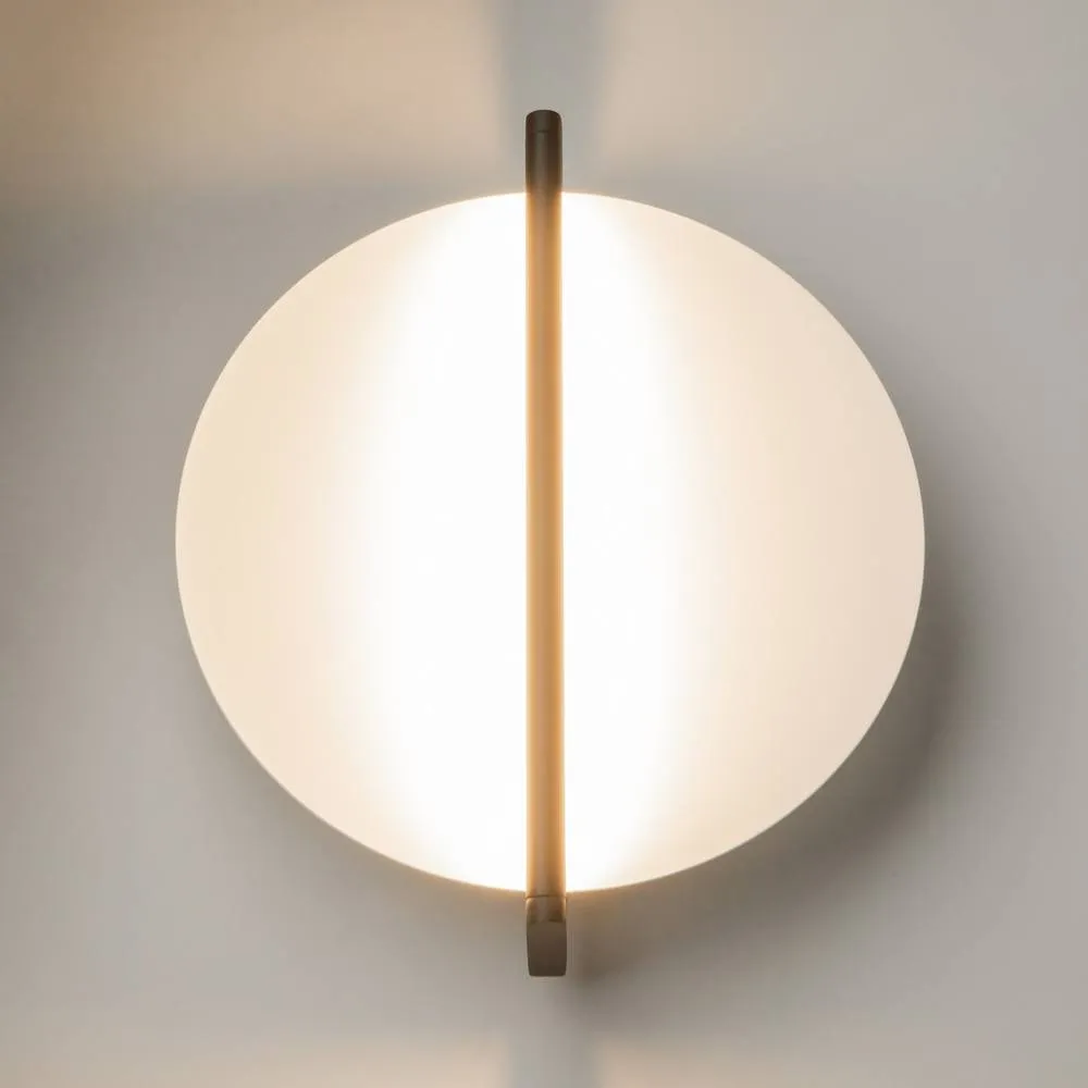 Netlighting Mira Modern Integrated LED Wall Lamp Black 3000K 200lm White Shade 4