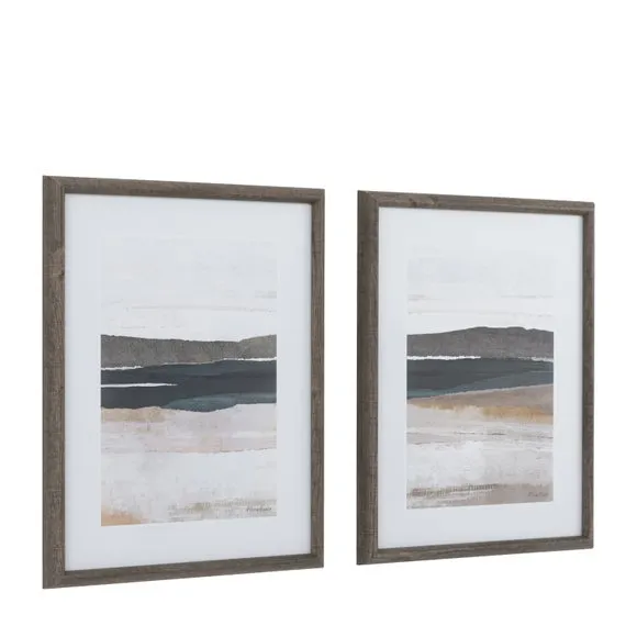 Cedar and Sage Set of 2 Drift Landscape Framed Prints 6