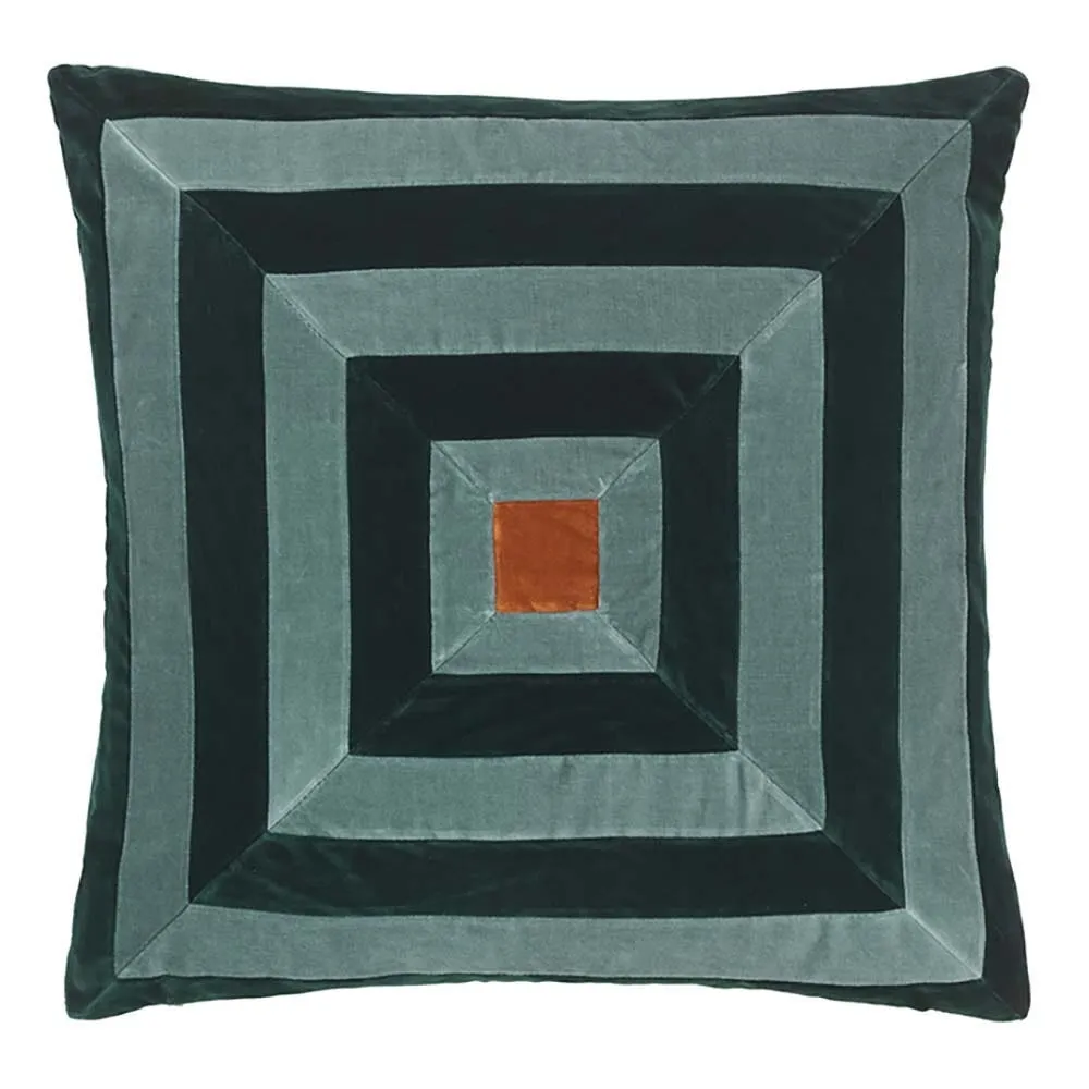 Christina Lundsteen Isabel Cushion Emerald 55 x 55cm 2