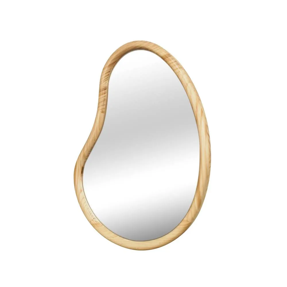 sweeek 85cm wooden mirror in Beige 2
