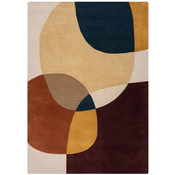 Glow Wool Modern Rug 5