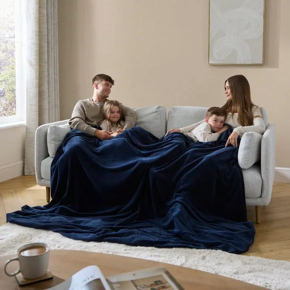 Seriously Soft Supersize Family Fleece 240cm x 280cm Throw Blanket