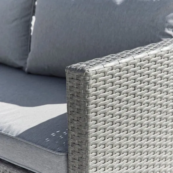 Malta Rattan Garden Sofa Lounger Set 5