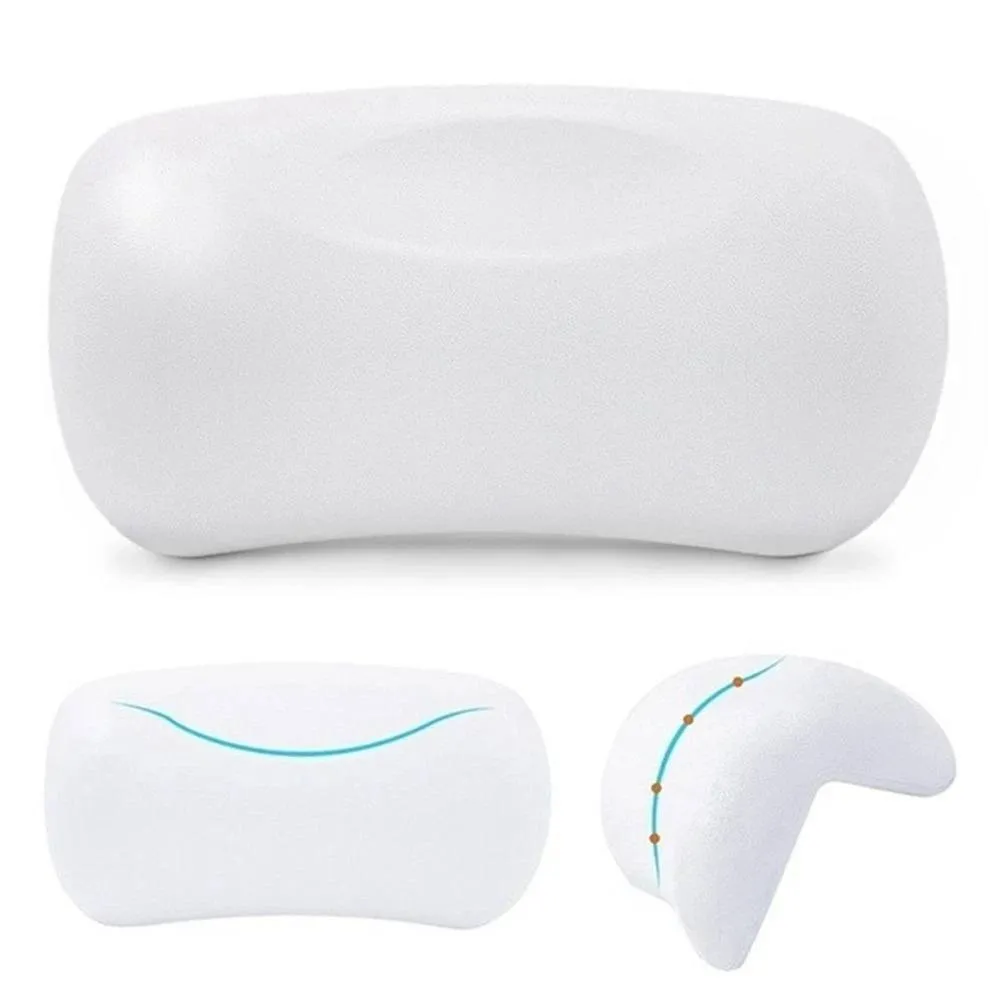 EONLION Bath Pillow Non-Slip Luxury Waterproof in White