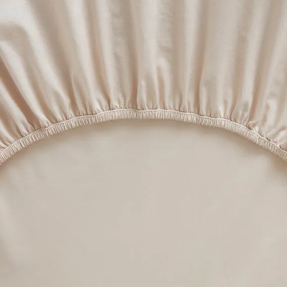 Soft Cotton Plain Fitted Sheet 2