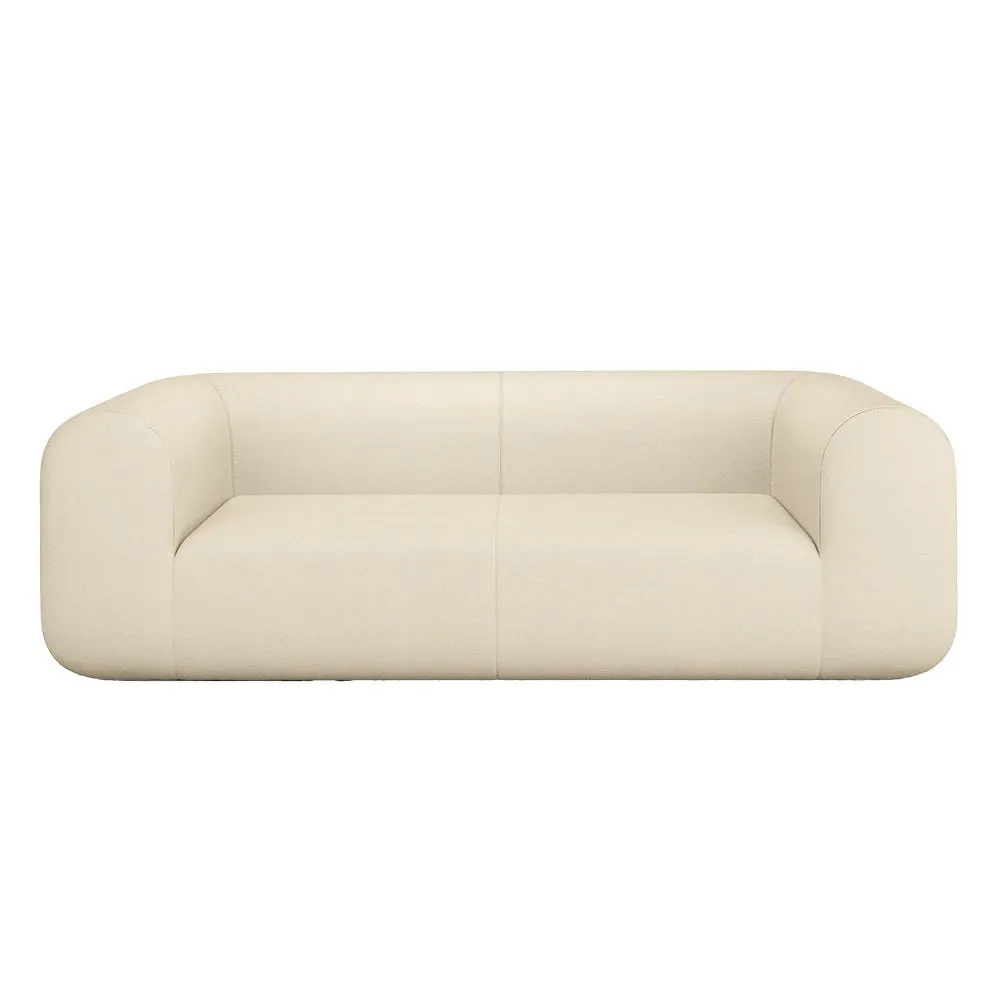 Tom Dixon Plump 2.5 Seater Sofa Config 1 Hallingdal 0100 Black Legs 2