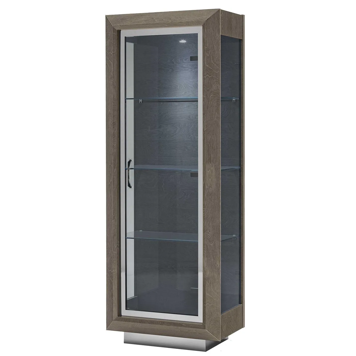 Vinci 1 Door Cabinet, Silver Birch