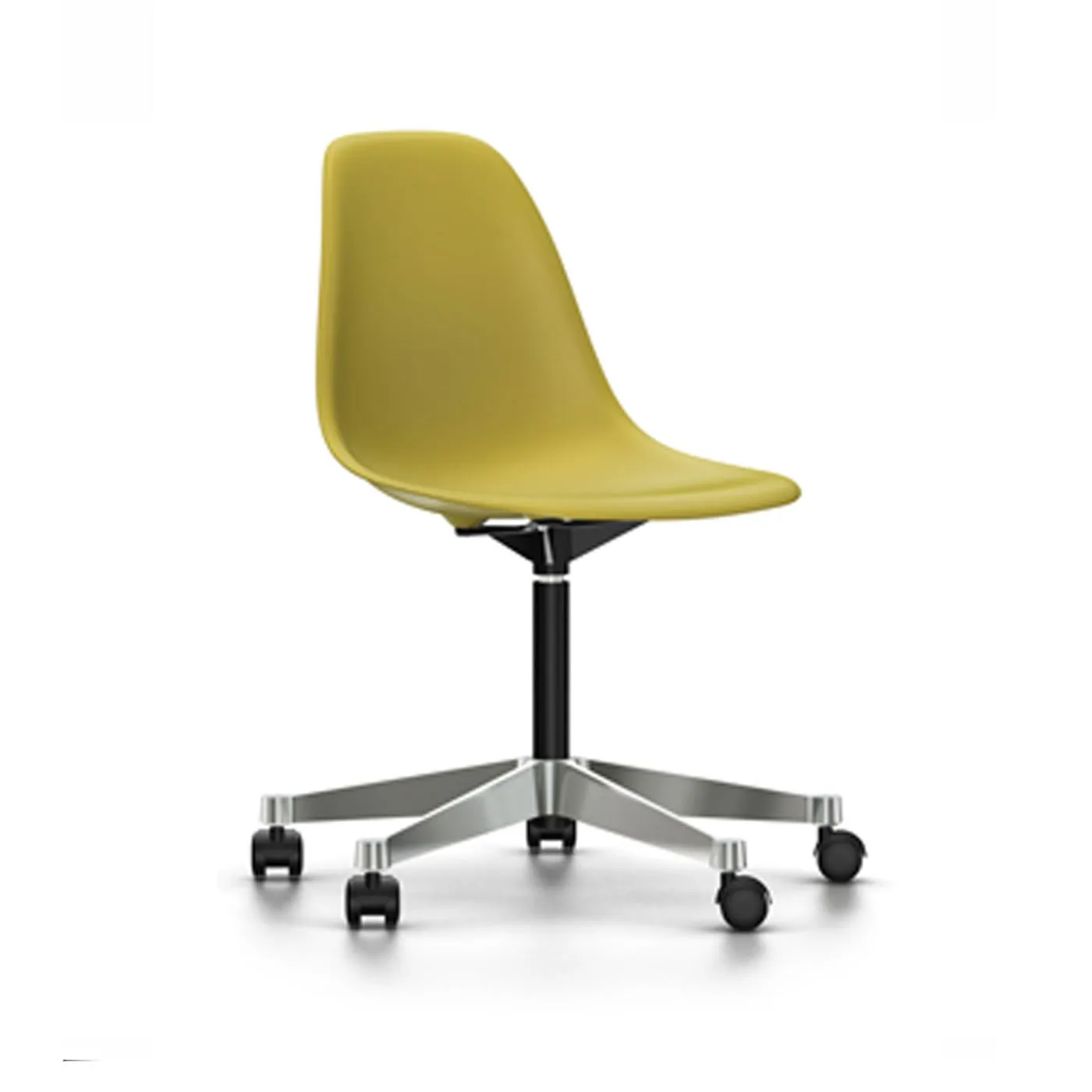 Vitra Eames PSCC Office Chair 34 Mustard Polished