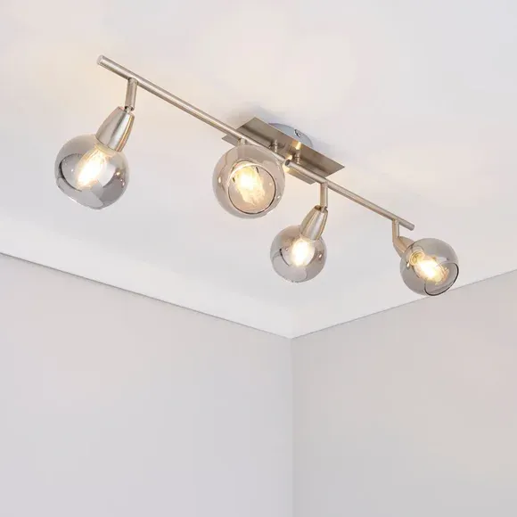 Tia 4 Light Semi Flush Spotlight Bar