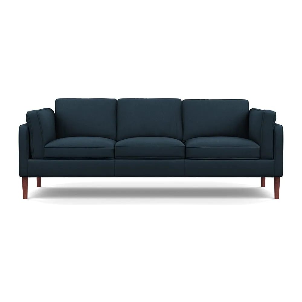 Heal's Sonno 4 Seater Siena Cotton Deep Sea Walnut Feet 1