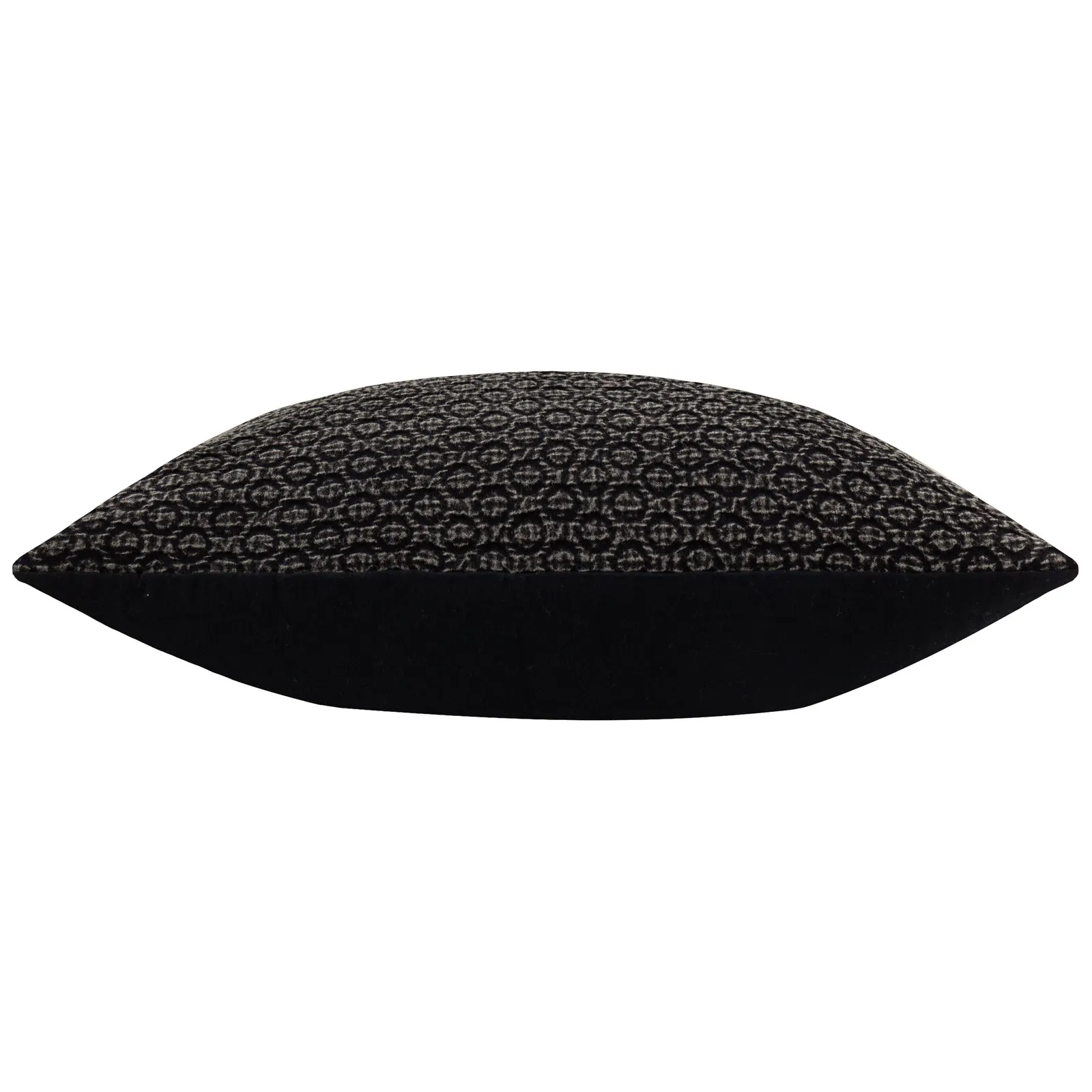 Yard Tryfan Textured 100% Cotton Cushion in Black 4