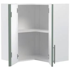 Wickes Orlando Reed Green Corner Wall Unit - 625mm 2