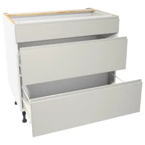 Wickes Madison Gloss Stone Drawer Unit - 900mm 2