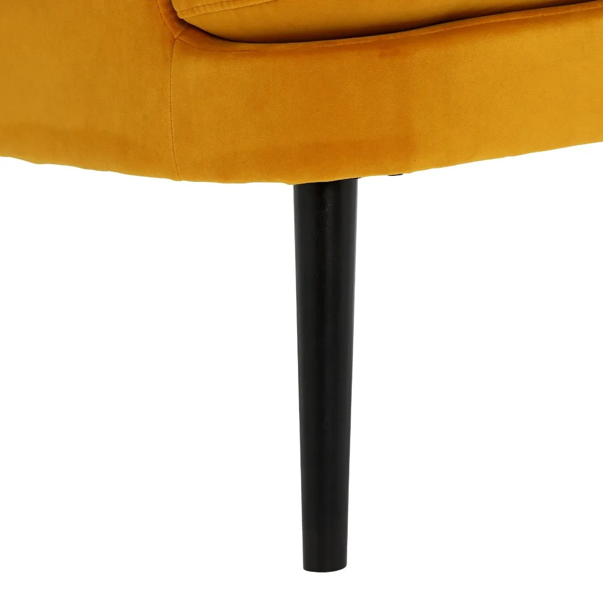 Marcy Armchair, Yellow Fabric | Barker & Stonehouse 6
