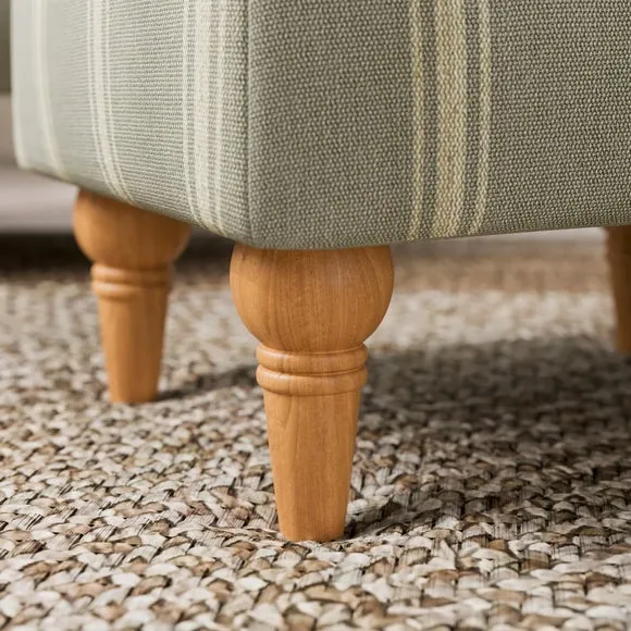Charnwood Folkstone Stripe Storage Footstool 5