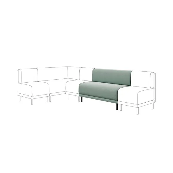 Mae Long Dining Bench, Vintage Velvet