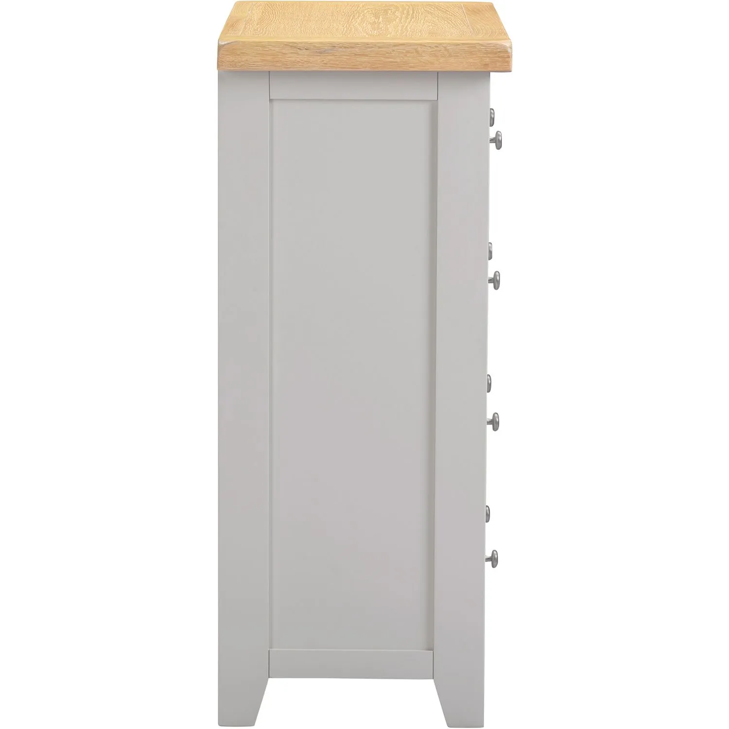 Seconique Windsor 3+2 Drawer Chest (Fully Assembled) in Light Grey 5